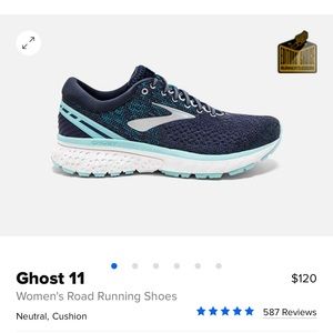 Brooks Ghost 11 running sneakers size 9.5